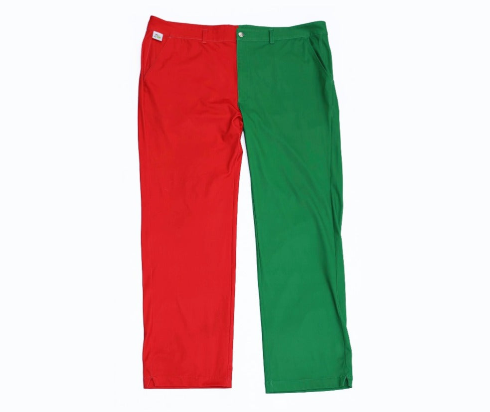 Fairway Pant-Red Green Split (Classic Collection) image 0