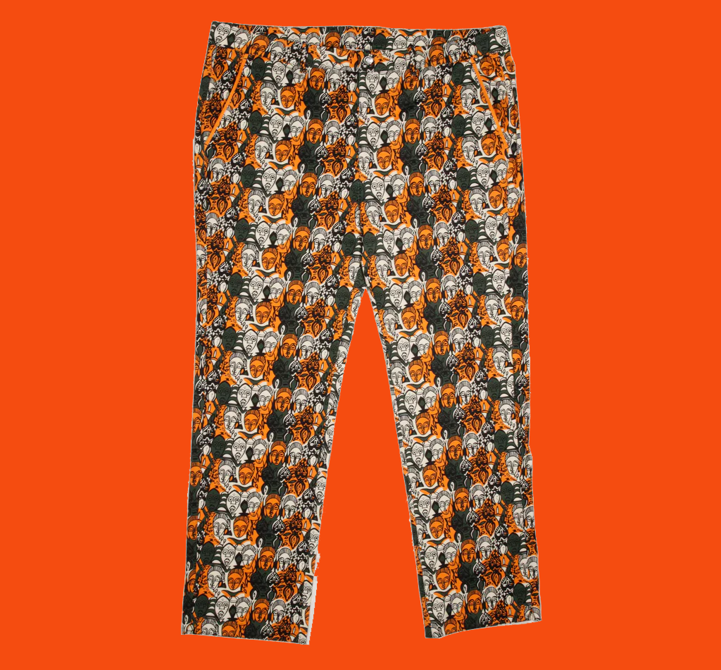 Fairway Pant-Orange (Tribal Collection) image 0