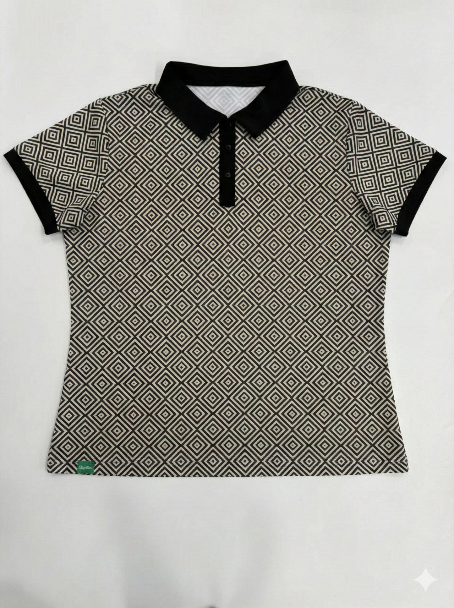 EG Heritage mens_black_white_polo